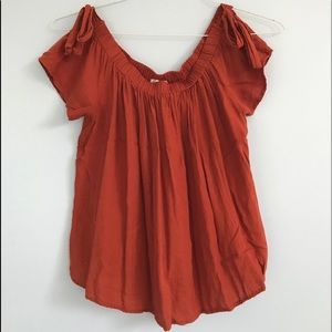 Redish orange casual shirt